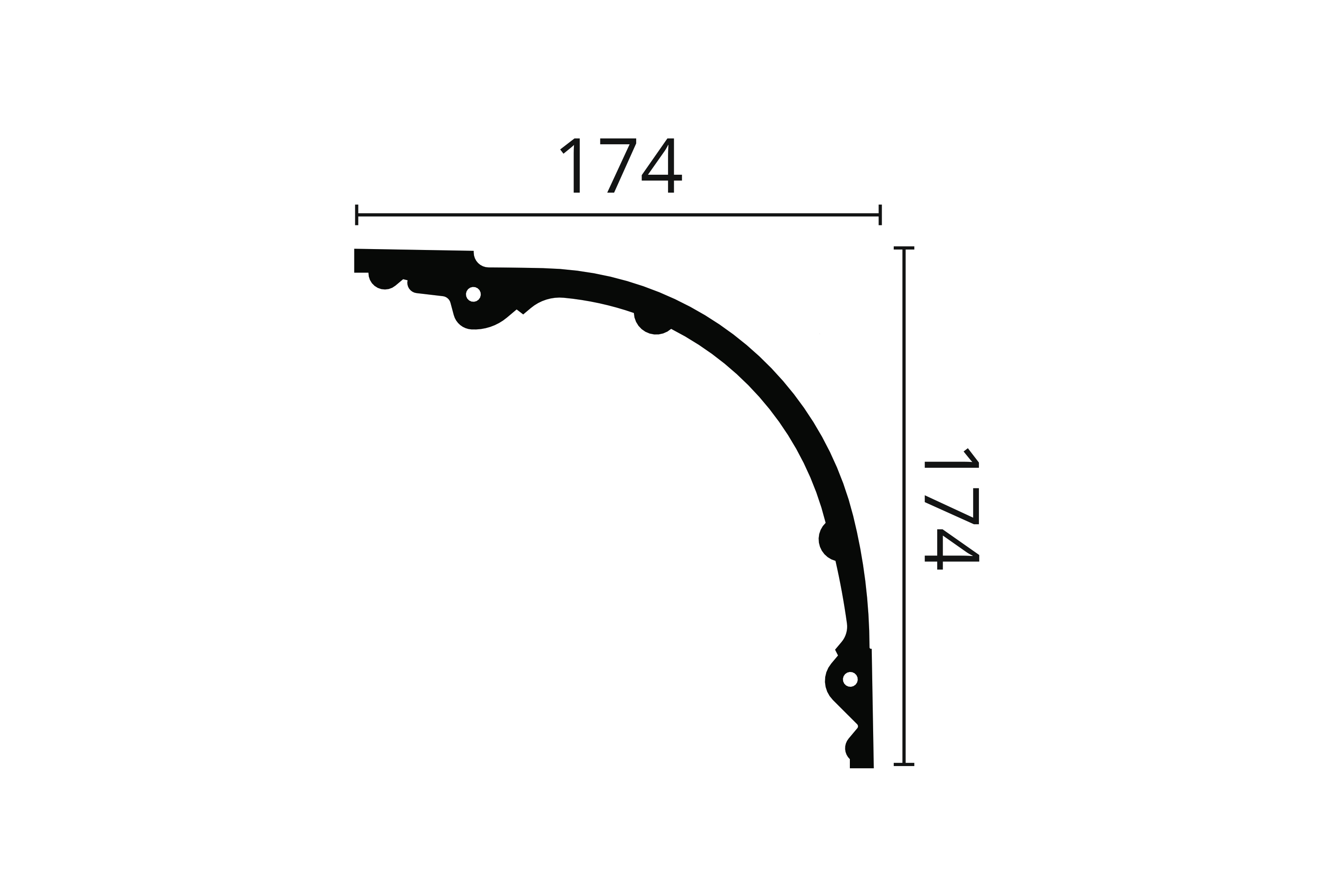 listwa przysufitowa Z41