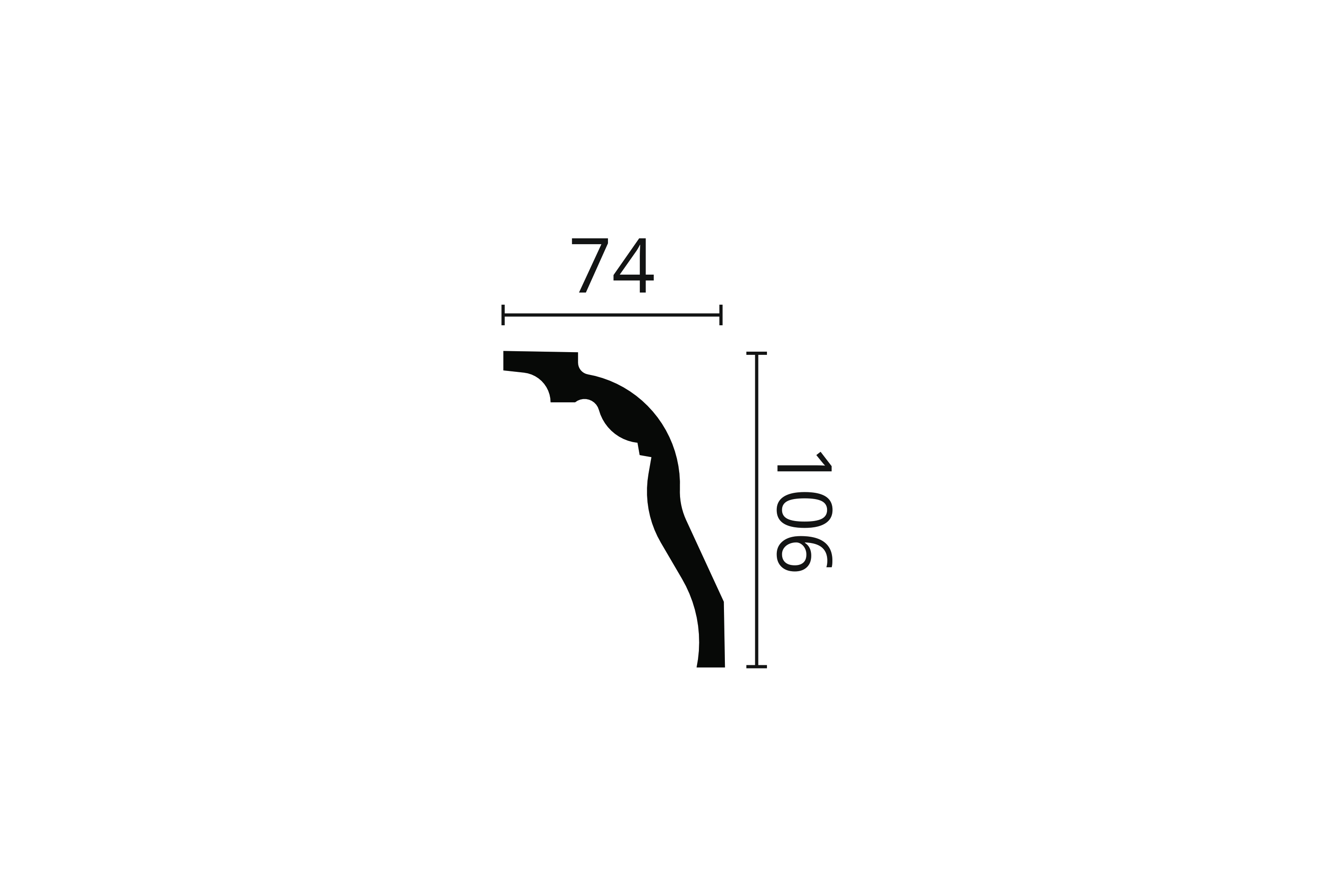 listwa przysufitowa Z3